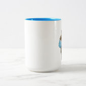 COVID Mask Bunny Mug - Bleu (Centre)