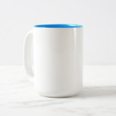 COVID Mask Bunny Mug - Bleu (Devant gauche)