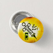 COVID pin -I is geraakt Ronde Button 3,2 Cm (Voorkant /achterkant)