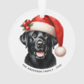 Covid Quarantaine Visage Masque de Noël Chien Père (dos)