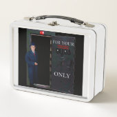 Covid. Salle de guerre Lunchbox en métal (Devant)