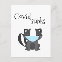 Covid Stinkt Grappige Stinkdier Quarantaine Mondka