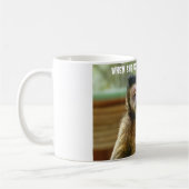 Covid Vaccine singe humour tasse de café (Gauche)