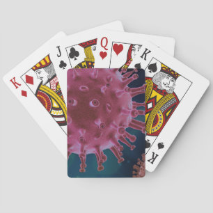 Covid Virus Biology Pokerkaarten