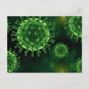 Covid Virus Pathogen Infectie Briefkaart