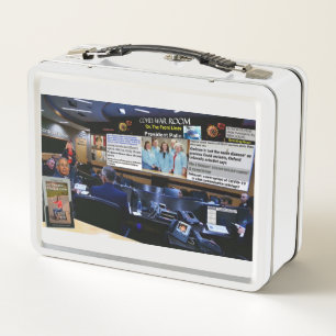 Covid. War Room Metalen Lunchbox