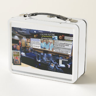 Covid. War Room Metalen Lunchbox