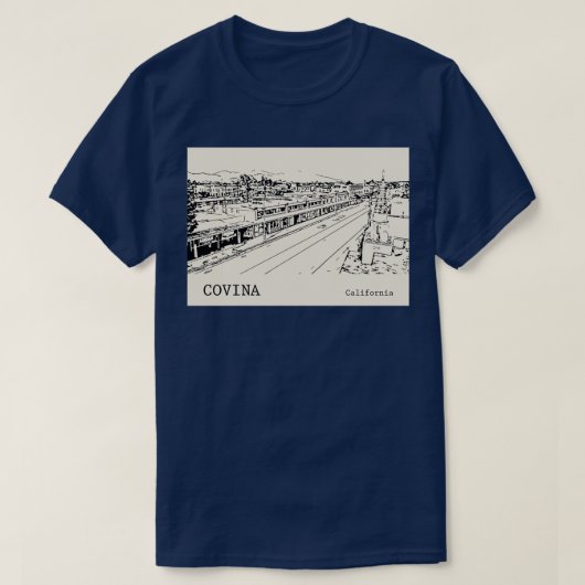 Covina California TShirt 1 (Design devant)