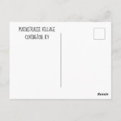 Covington Briefkaart (Achterkant)