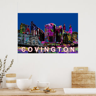 Covington, Kentucky, graffiti Poster