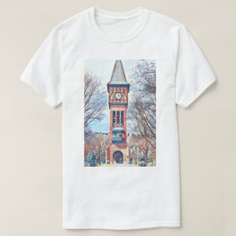 Covington, KY Goebel Park Klokkentoren schilderij T-shirt