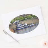 Covington-sticker Ovale Sticker (Envelop)