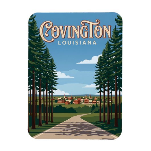 Covington USA Magneet (Verticaal)