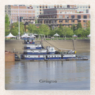 Covingtonglas onderzetter