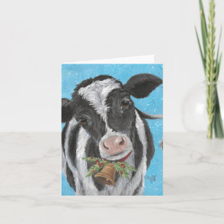 Cow Bell Folded Card Aankondiging