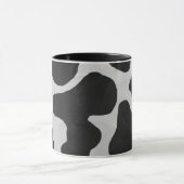 Cow Black en White Print Mok (Midden)