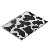 Cow Black en White Print Notitieboek (Linkerzijde)