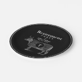 Cow Blanket Retirement B P Bord Monogram (Gekanteld)