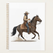 Cow-boy à cheval (Devant)