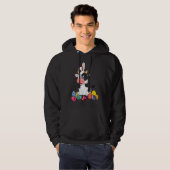 Cow Bunny Ear With Egg Easter Easter Day Classic Hoodie (Voorkant volledig)
