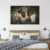 cow canvas afdruk (Insitu (Slaapkamer))