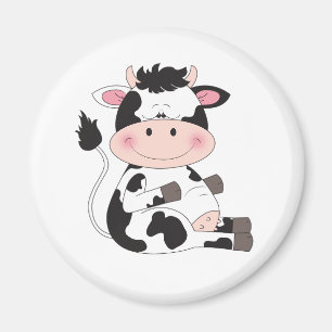 Cow Cartoon Magneet