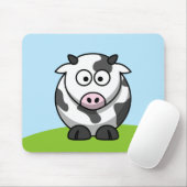 Cow Cartoon Muismat (Met muis)