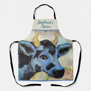 Cow Custom Apron Schort