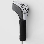 Cow Design Golfheadcover (Schuin)