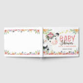 Cow Farm Animals Barnyard baby shower livre d'or (Complet)