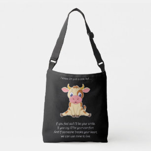 Cow Gift Een Lovely Face Cow Lover Gift Crossbody Tas