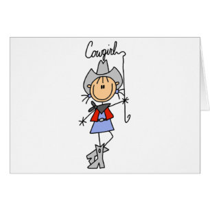 Cow-girl avec des T-shirts et des cadeaux de lasso