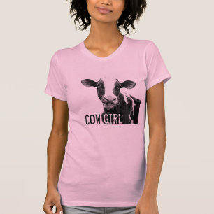 Cow Girl Cowgirl!  Holstein Dairy Calf T-shirt