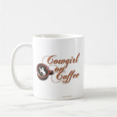 Cow-girl sur la TASSE de CAFÉ de café (Gauche)