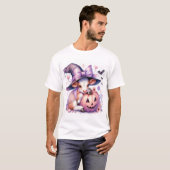 Cow Halloween Square T-shirt (Voorkant volledig)