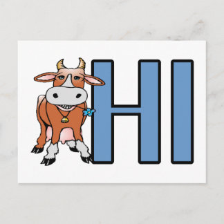 Cow Hi Briefkaart