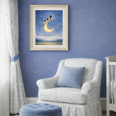 Cow Jumping Over the Moon – Nursery Rhyme Poster