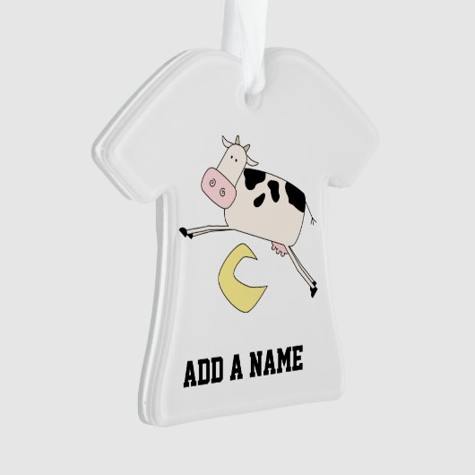 Cow Jumps Over Moon Ornament (voorkant)