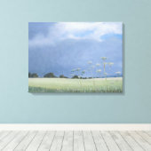 Cow Parsley 2012 Canvas Afdruk (Insitu (Houten vloer))