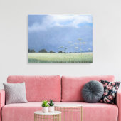 Cow Parsley 2012 Canvas Afdruk (Insitu (Woonkamer))