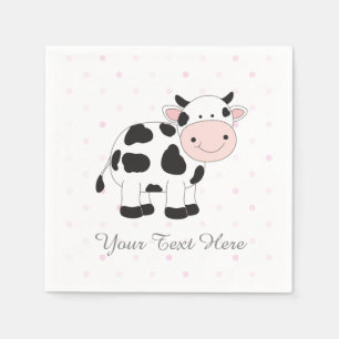 Cow Party Decor Paper Napkins Servet