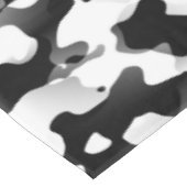 Cow Pattern Black en White Tafelkleed (Gekanteld)