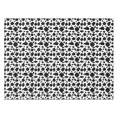 Cow Pattern Black White Country Tafelkleed (Voorkant (Horizontaal))
