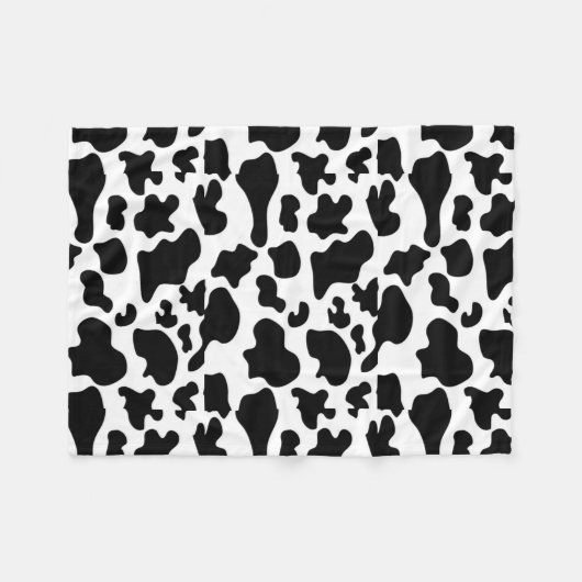 Cow Pattern Blanket Fleece Deken (Voorkant (Horizontaal))
