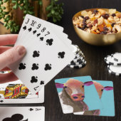Cow Poker Visage Cartes de jeu fabriqués par Bicyc (In Situ)