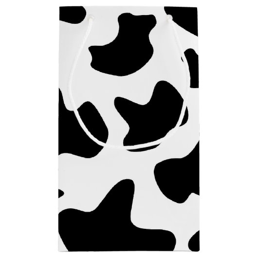 Cow Print Gift Bag Klein Cadeauzakje (Achterkant)