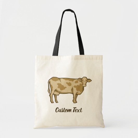 Cow Profile Tote Bag (Devant)