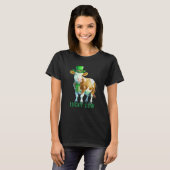 Cow St Patrick Leprechaun Shamrock Irish Dairy Luc T-shirt (Voorkant volledig)