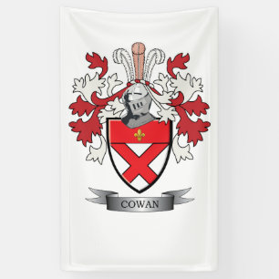 Cowan Family Crest Coat of Arms Spandoek