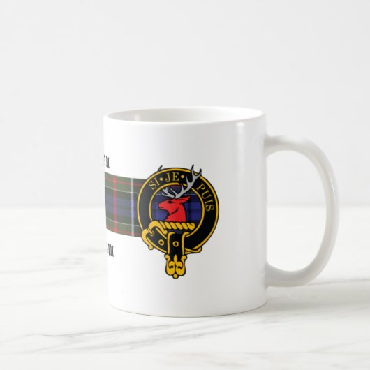 Cowan Scottish Crest en Tartan mok (Rechts)